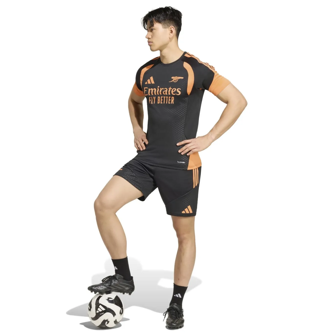 adidas Arsenal Trainingsset 2026-2027 Zwart Oranje