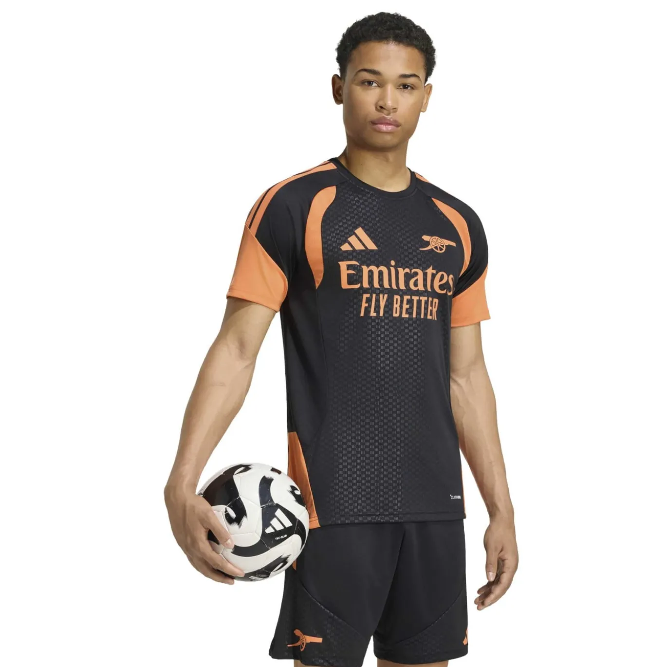 adidas Arsenal Trainingsshirt 2026-2027 Zwart Oranje