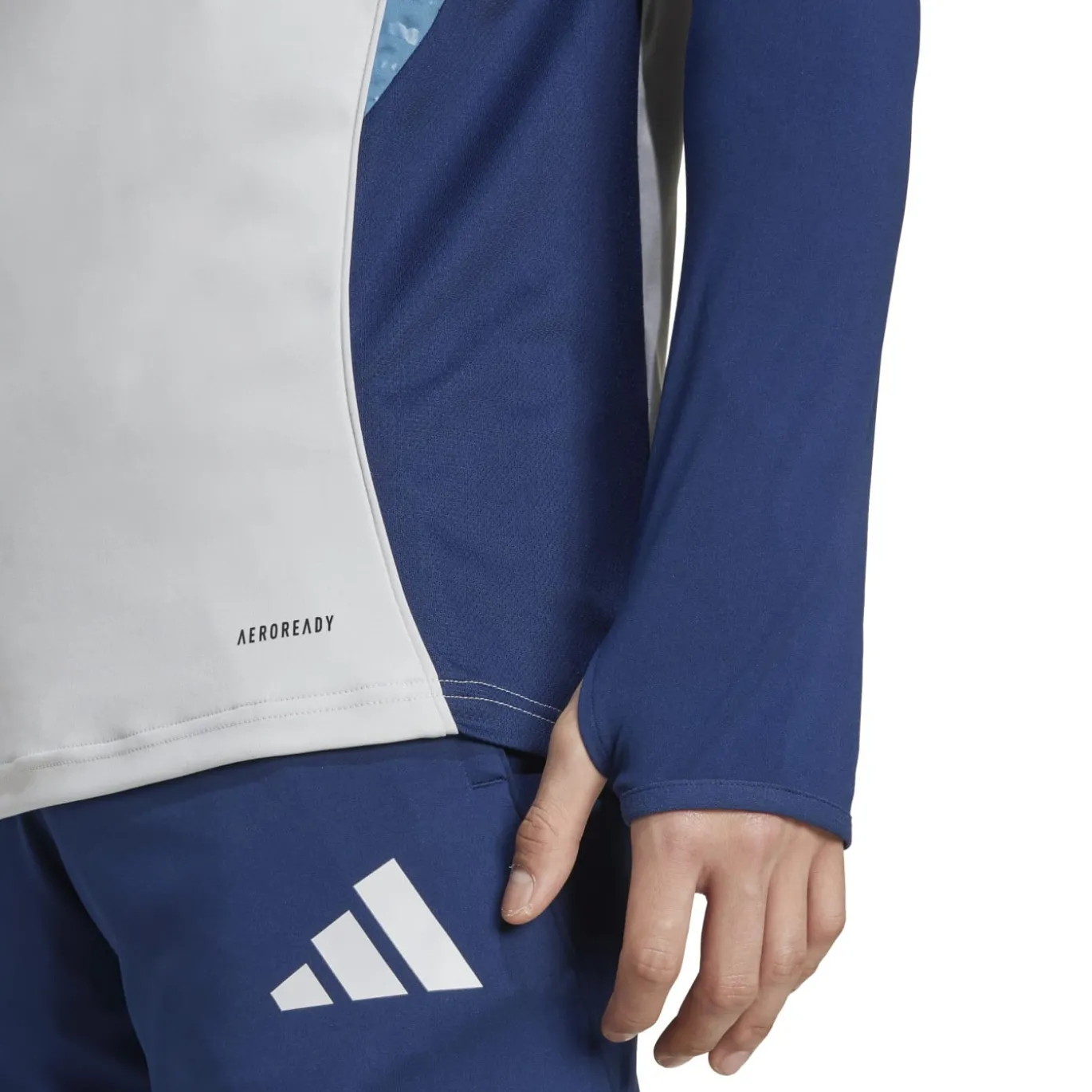 adidas Arsenal Trainingstrui 1/4-Zip 2025-2026 Grijs Donkerblauw Blauw