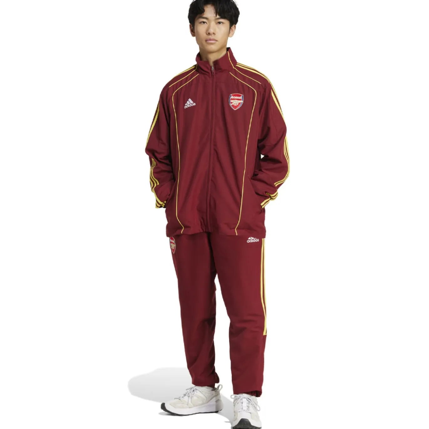 adidas Arsenal Urban Purist Trainingspak Full-Zip Rood Geel Wit