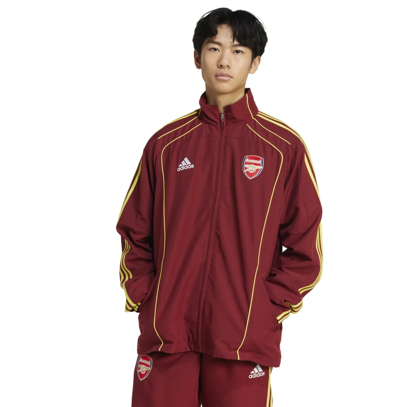 adidas Arsenal Urban Purist Trainingspak Full-Zip Rood Geel Wit