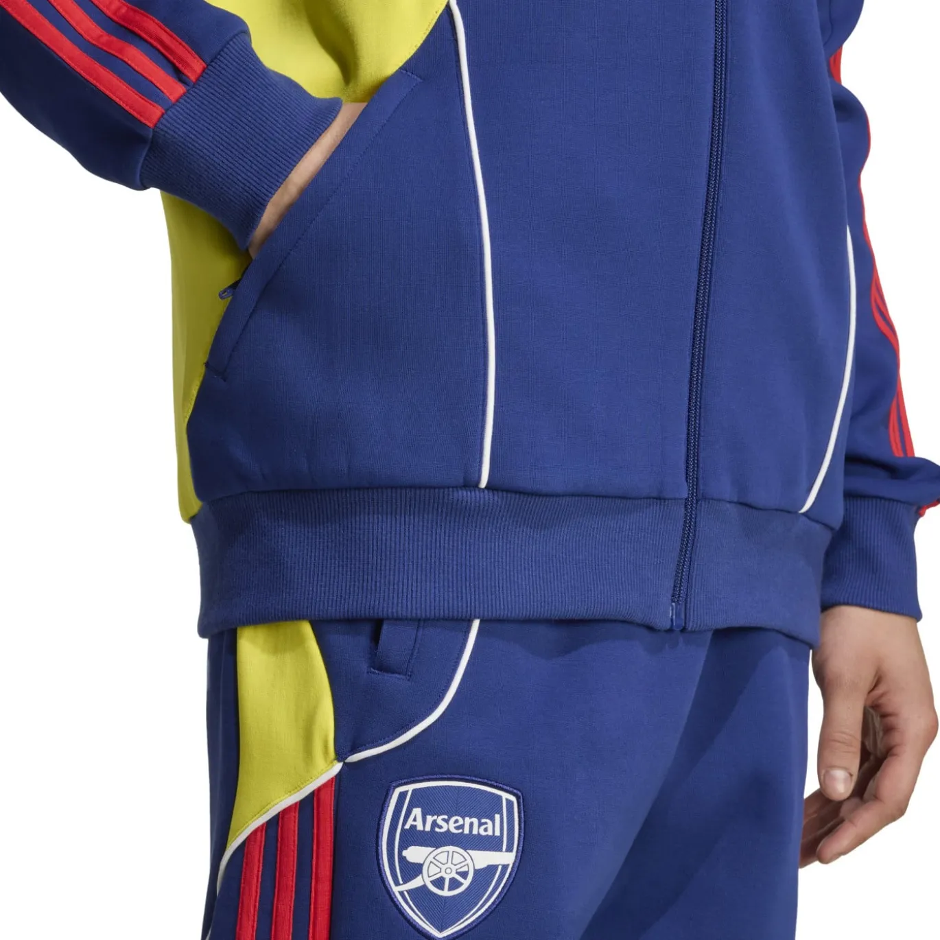 adidas Arsenal Urban Purist Trainingsjack 2025-2026 Donkerblauw Rood Geel Wit