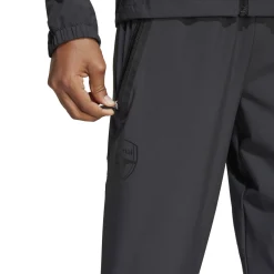 adidas Arsenal Vis Tech Trainingspak Full-Zip 2024-2025 Kids Donkergrijs