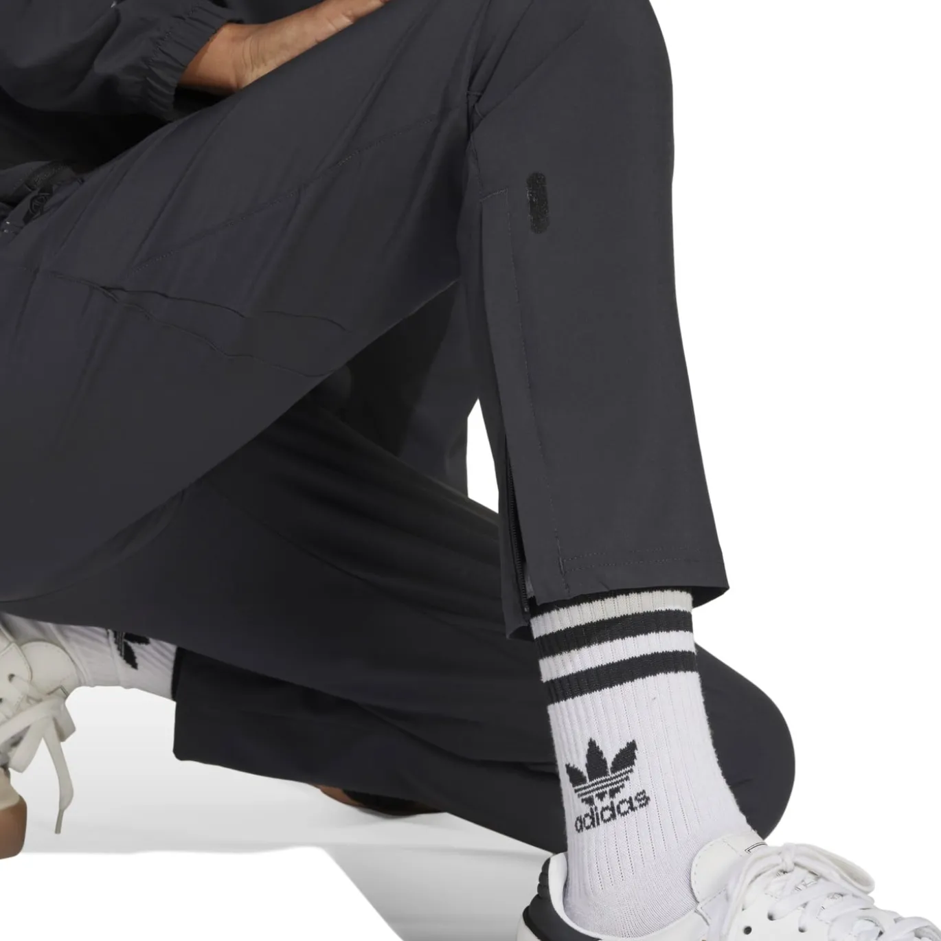 adidas Arsenal Vis Tech Trainingspak Full-Zip 2024-2025 Kids Donkergrijs