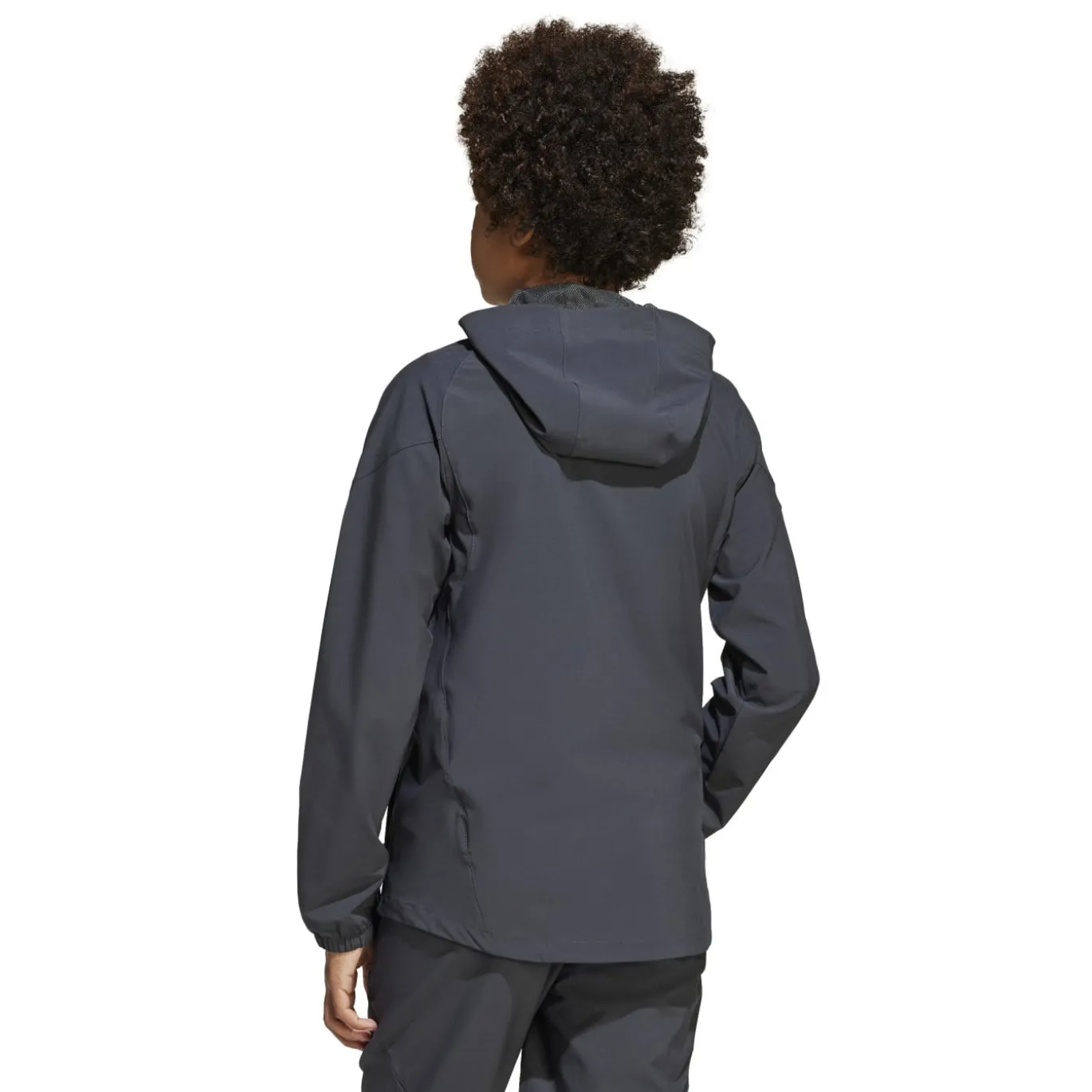 adidas Arsenal Vis Tech Trainingspak Full-Zip 2024-2025 Kids Donkergrijs