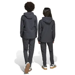 adidas Arsenal Vis Tech Trainingspak Full-Zip 2024-2025 Kids Donkergrijs