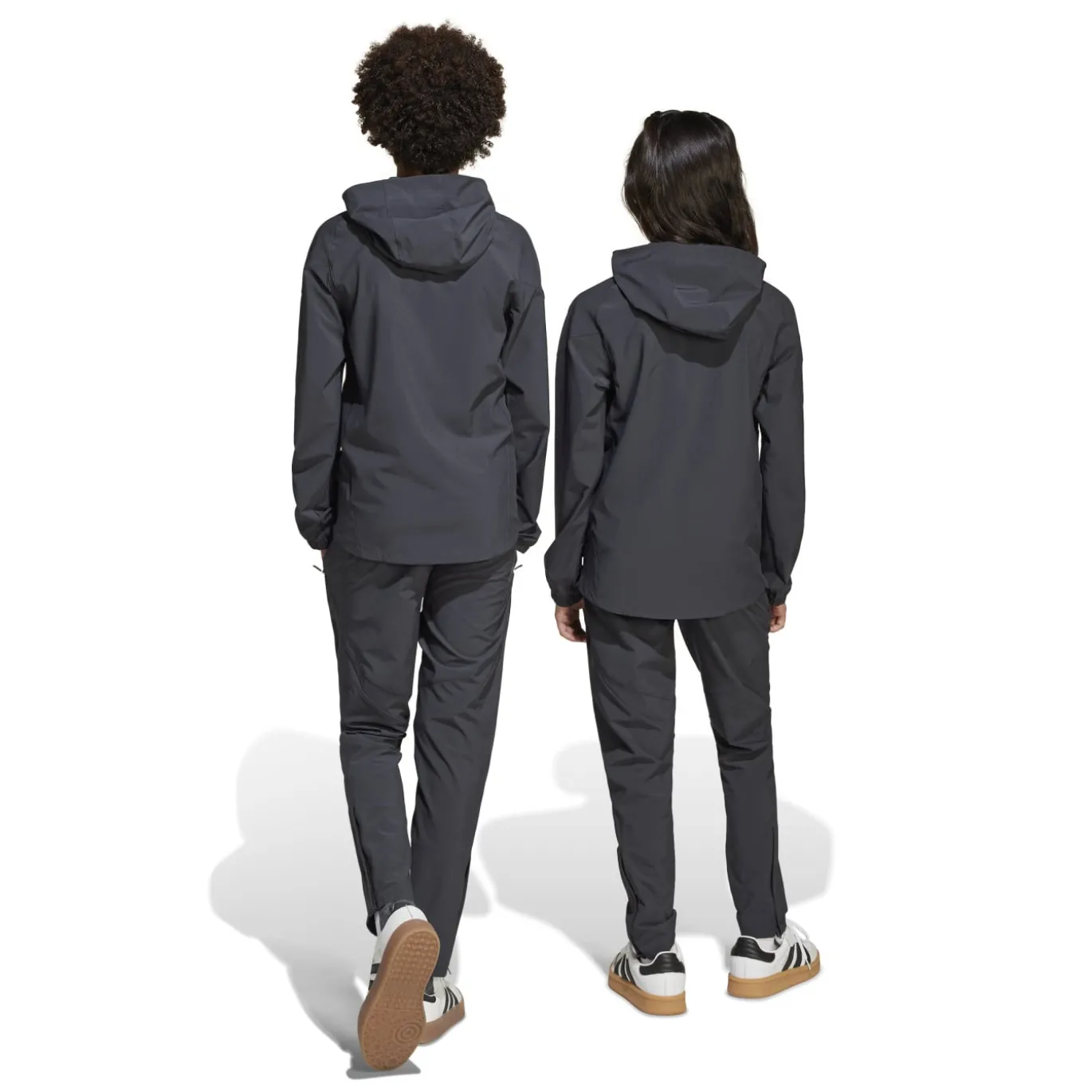 adidas Arsenal Vis Tech Trainingspak Full-Zip 2024-2025 Kids Donkergrijs