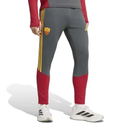 adidas AS Roma Trainingsbroek 2026-2027 Donkergrijs Rood Oranje