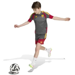 adidas AS Roma Trainingsbroekje 2026-2027 Kids Donkergrijs Rood Oranje