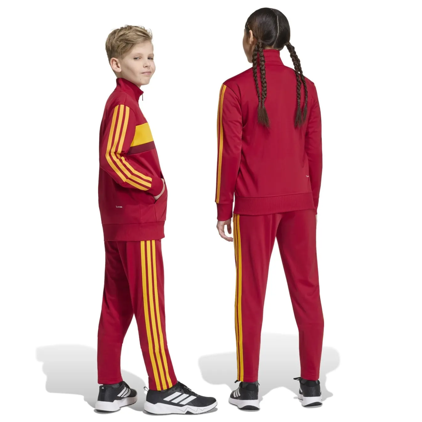 adidas AS Roma Trainingspak 2026-2027 Kids Rood Oranje