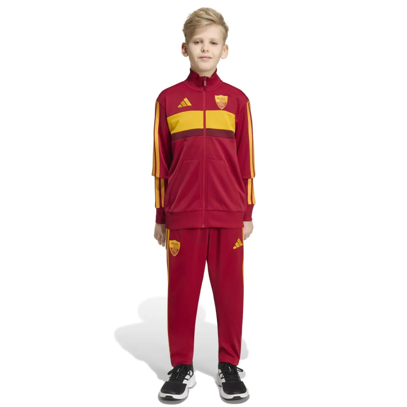 adidas AS Roma Trainingspak 2026-2027 Kids Rood Oranje