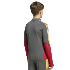 adidas AS Roma Trainingspak 1/4-Zip 2026-2027 Kids Donkergrijs Rood Oranje