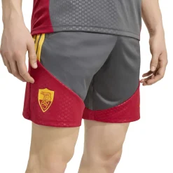 adidas AS Roma Trainingsset 2026-2027 Donkergrijs Rood Oranje
