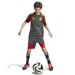 adidas AS Roma Trainingsset 2026-2027 Kids Donkergrijs Rood Oranje