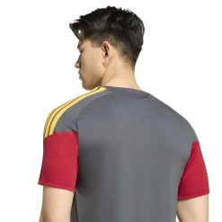 adidas AS Roma Trainingsshirt 2026-2027 Donkergrijs Rood Oranje
