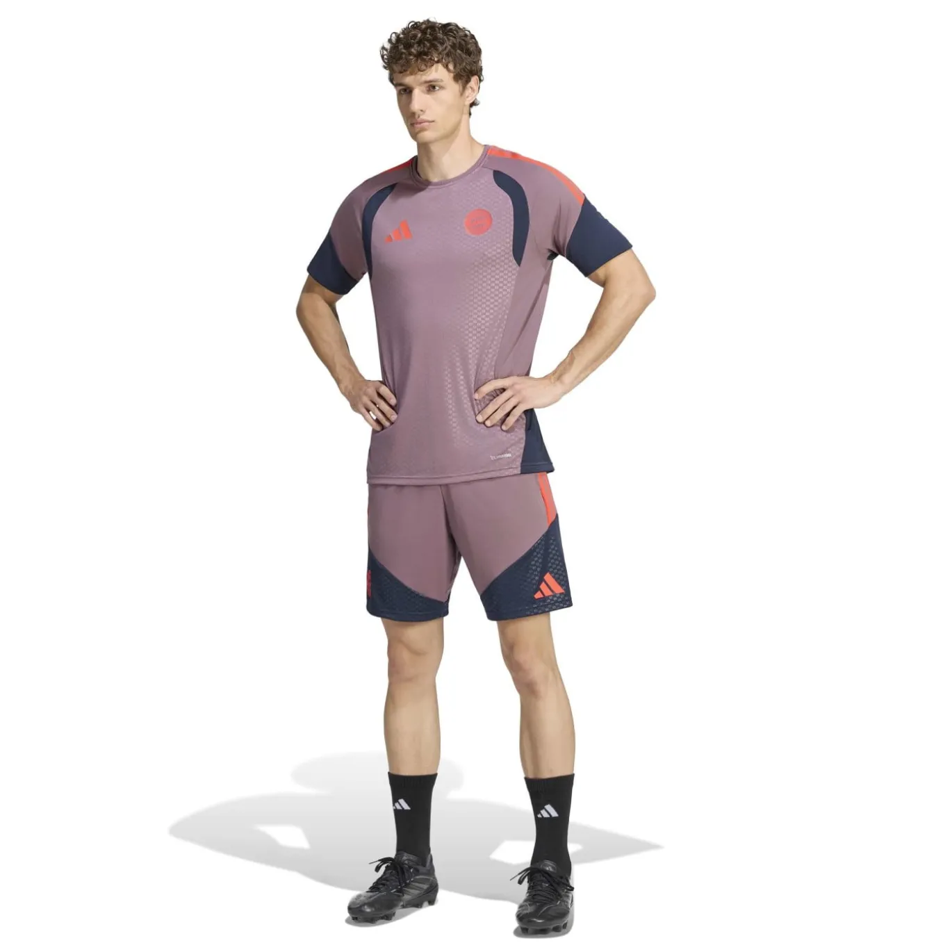 adidas Bayern München Europees Trainingsshirt 2026-2027 Lichtpaars Zwart Rood