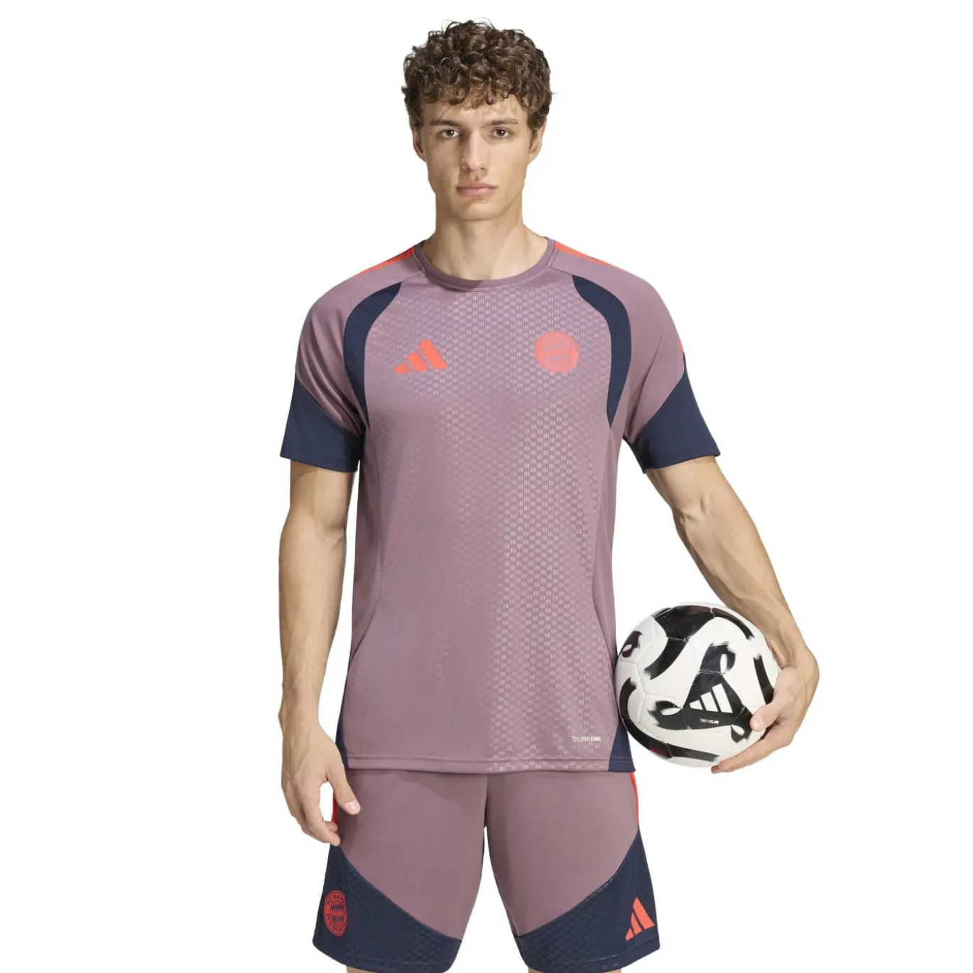adidas Bayern München Europees Trainingsshirt 2026-2027 Lichtpaars Zwart Rood