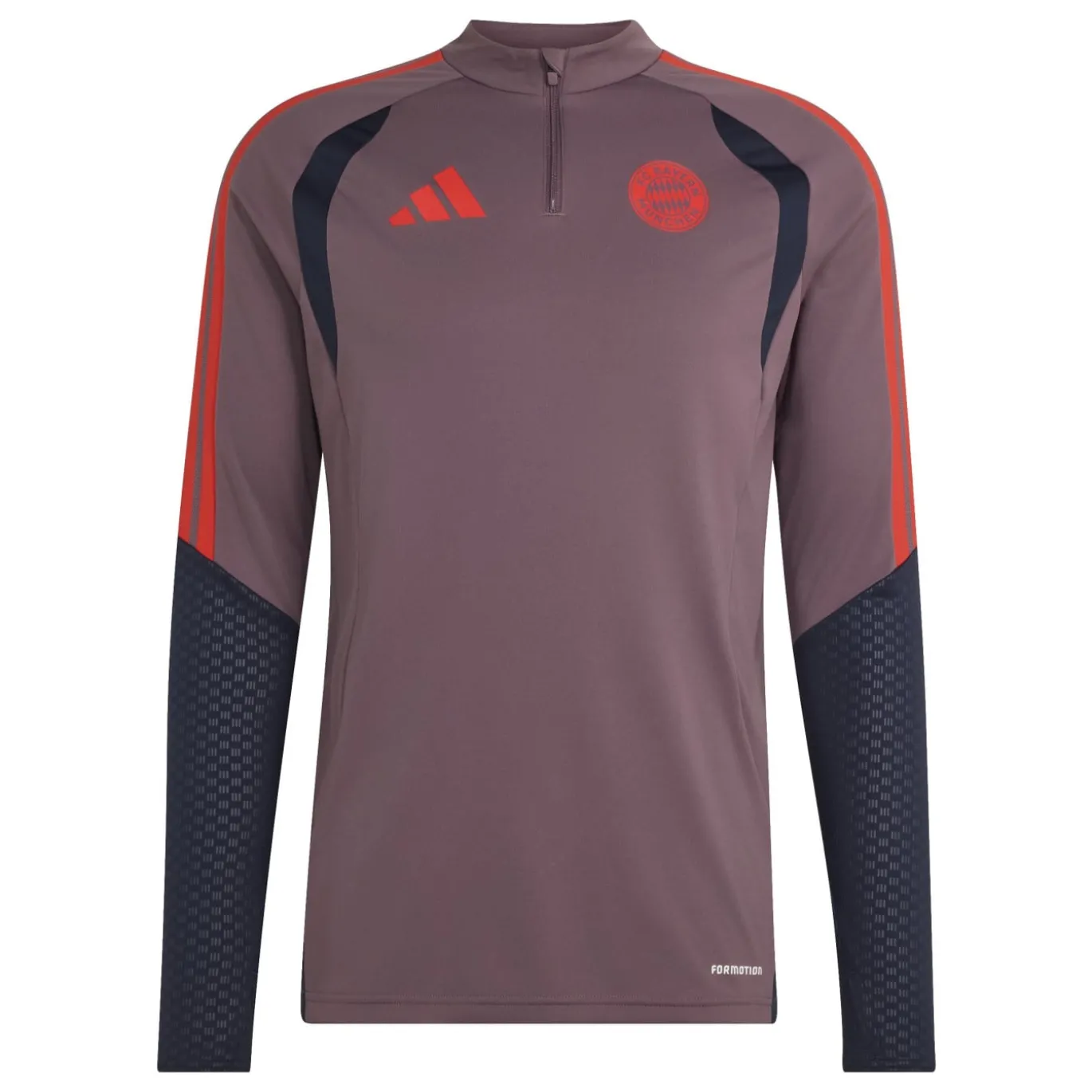 adidas Bayern München Europees Trainingspak 1/4-Zip 2026-2027 Lichtpaars Zwart Rood