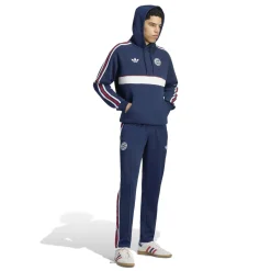 adidas Bayern München Originals Trainingspak Hooded Donkerblauw Wit Rood