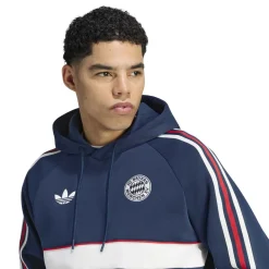 adidas Bayern München Originals Trainingspak Hooded Donkerblauw Wit Rood