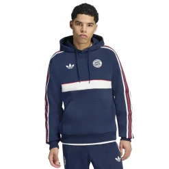 adidas Bayern München Originals Trainingspak Hooded Donkerblauw Wit Rood
