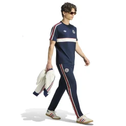 adidas Bayern München Originals T-Shirt Donkerblauw Wit