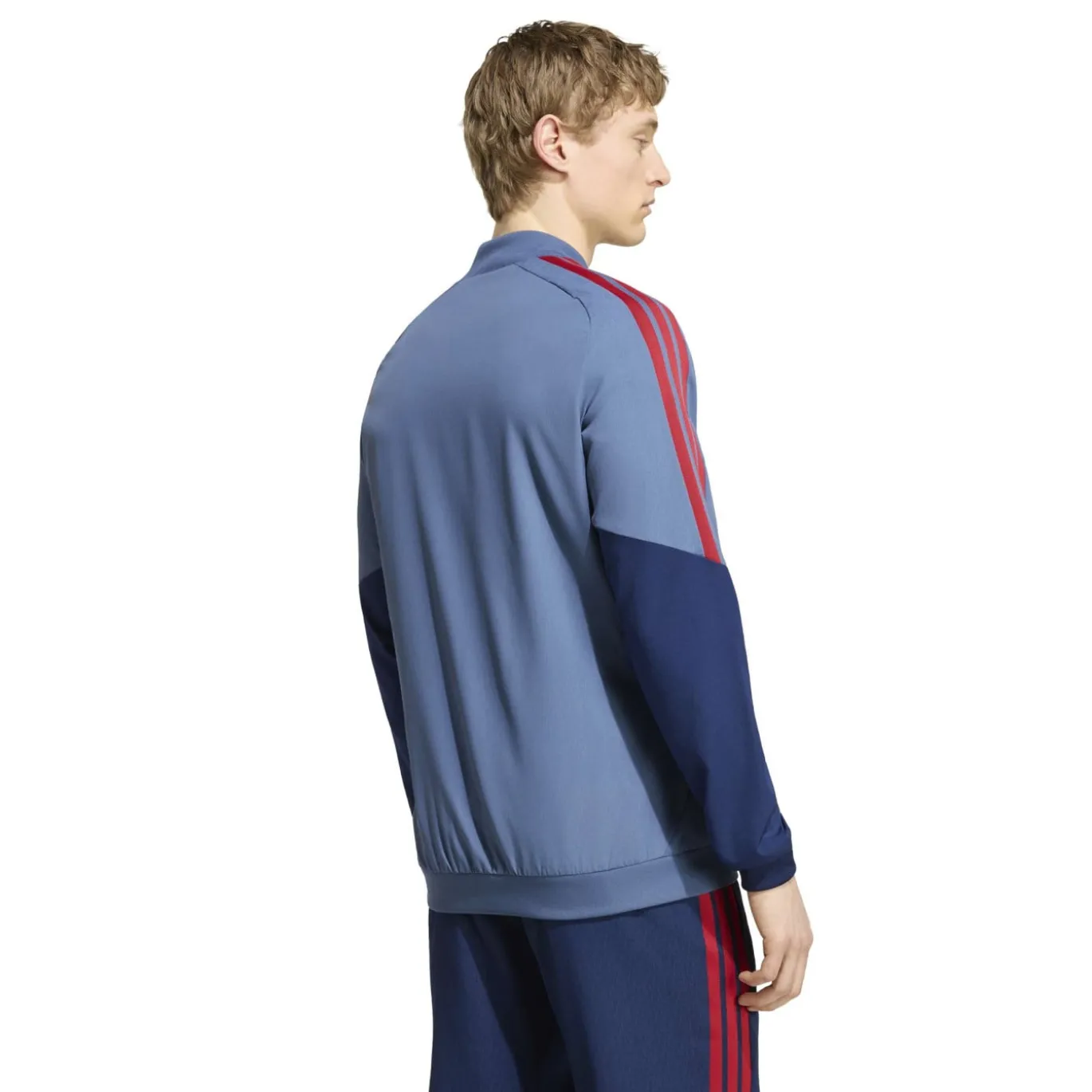 adidas Bayern München Presentatie Trainingsjack 2026-2027 Donkerblauw Rood Goud