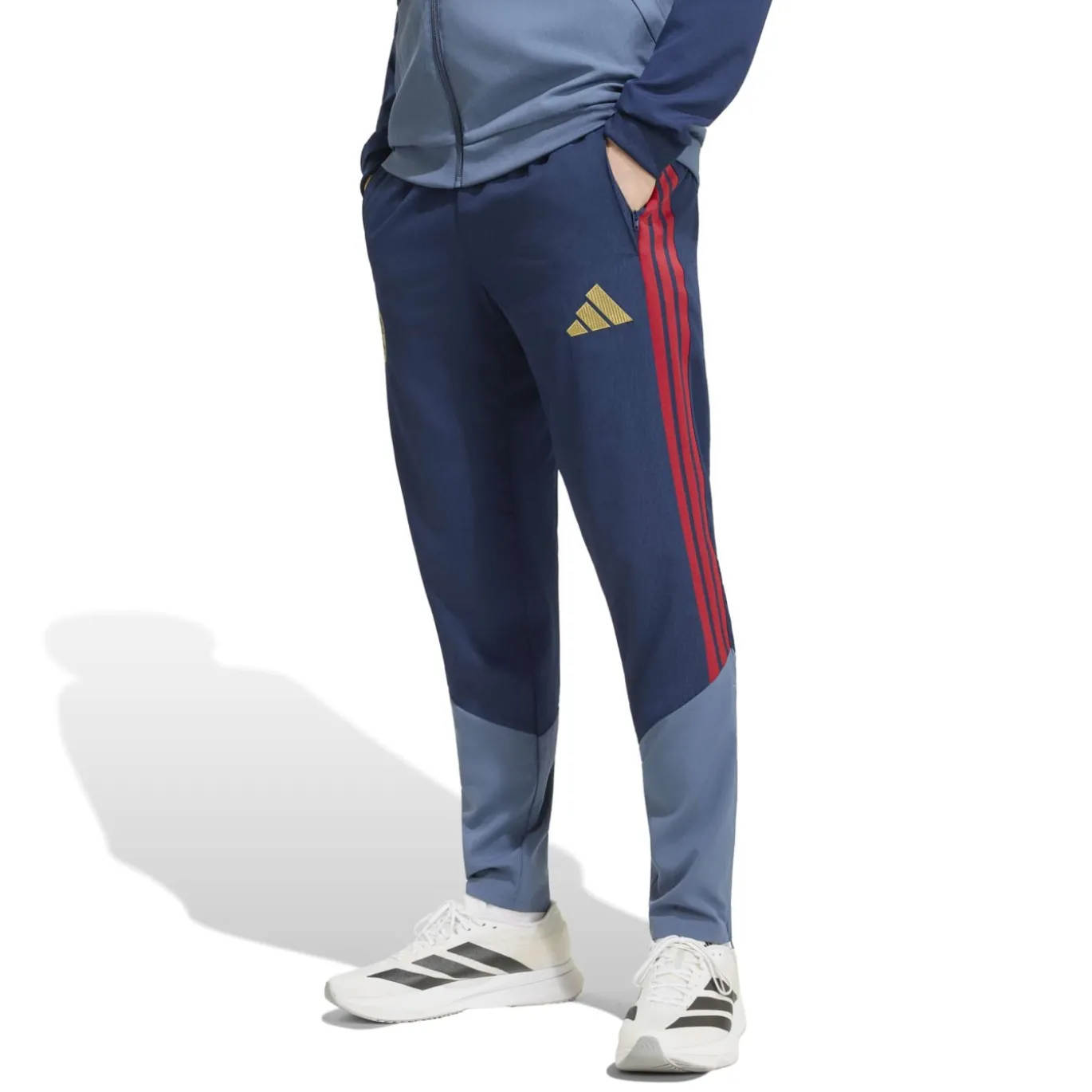 adidas Bayern München Presentatie Trainingspak 2026-2027 Donkerblauw Rood Goud