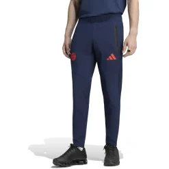 adidas Bayern München Tiro Travel Trainingsbroek 2026-2027 Donkerblauw Rood
