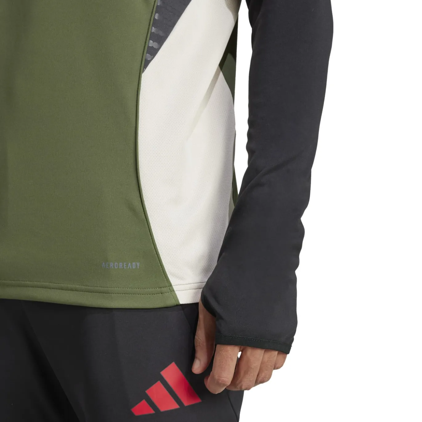 adidas Bayern München Trainingspak 1/4-Zip Europees 2025-2026 Groen Zwart Rood