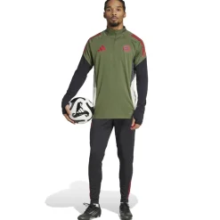 adidas Bayern München Trainingspak 1/4-Zip Europees 2025-2026 Groen Zwart Rood