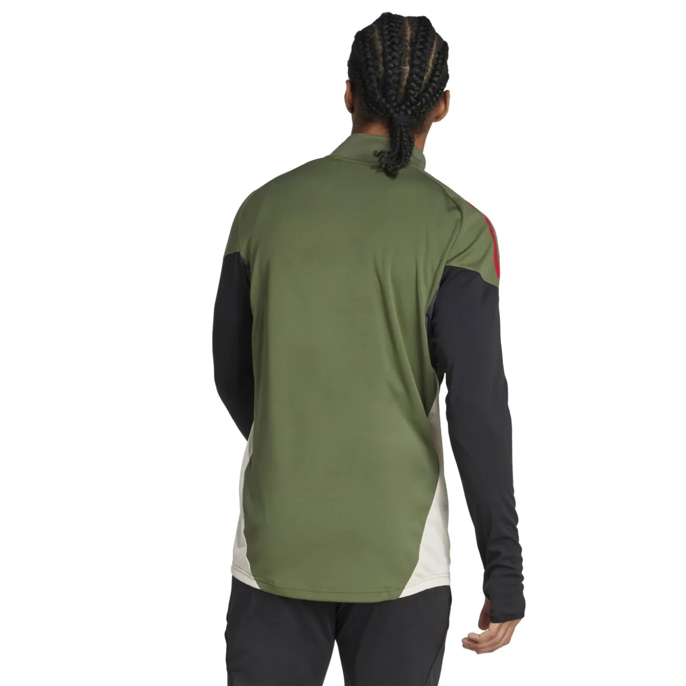adidas Bayern München Trainingspak 1/4-Zip Europees 2025-2026 Groen Zwart Rood