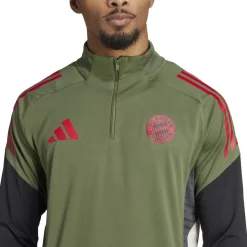 adidas Bayern München Trainingspak 1/4-Zip Europees 2025-2026 Groen Zwart Rood