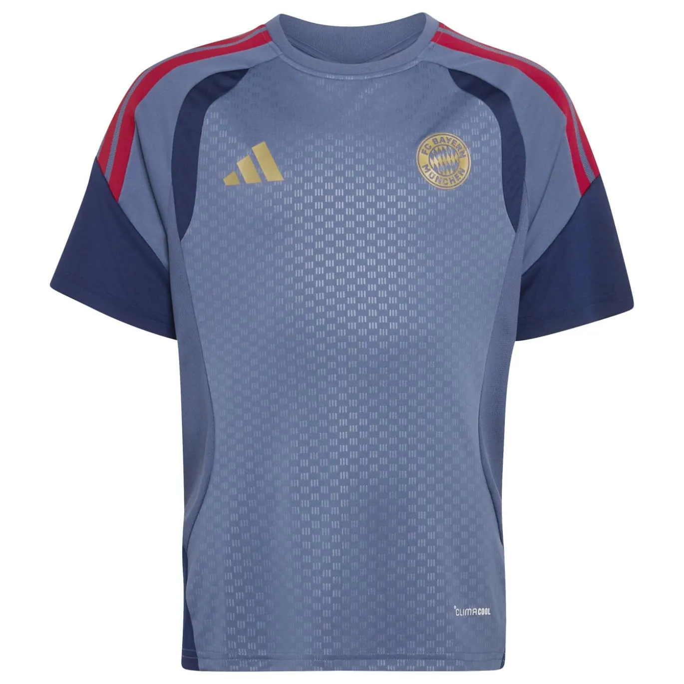 adidas Bayern München Trainingsshirt 2026-2027 Kids Donkerblauw Rood Goud