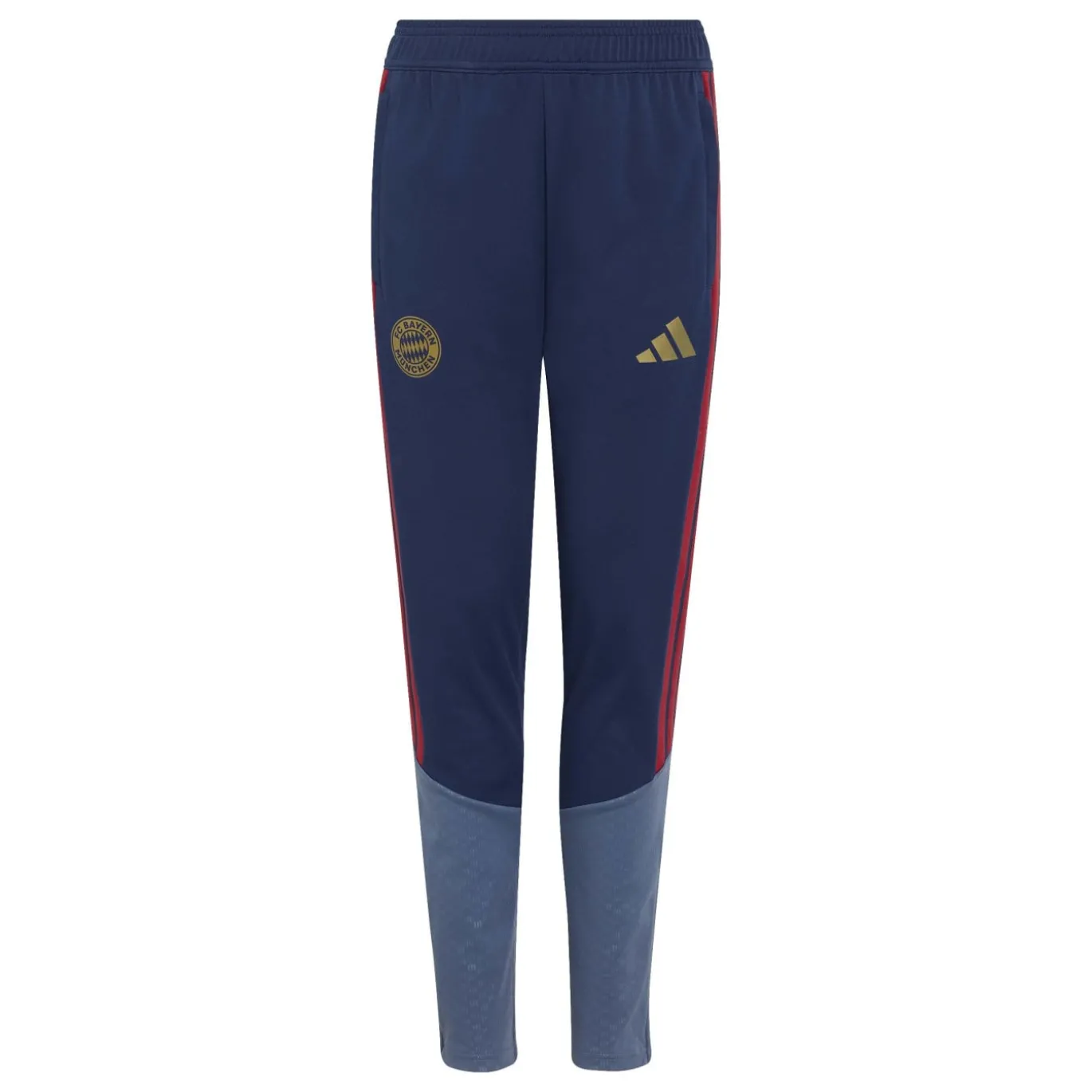 adidas Bayern München Trainingsbroek 2026-2027 Kids Donkerblauw Rood Goud