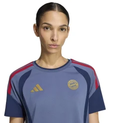 adidas Bayern München Trainingsshirt 2026-2027 Dames Donkerblauw Rood Goud