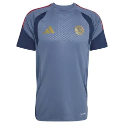 adidas Bayern München Trainingsshirt 2026-2027 Donkerblauw Rood Goud