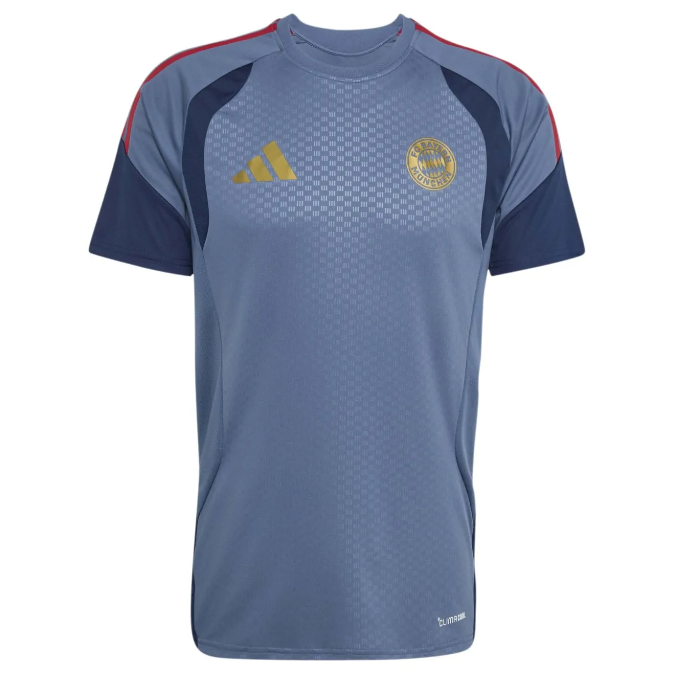 adidas Bayern München Trainingsshirt 2026-2027 Donkerblauw Rood Goud