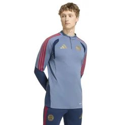 adidas Bayern München Trainingstrui 1/4-Zip 2026-2027 Donkerblauw Rood Goud