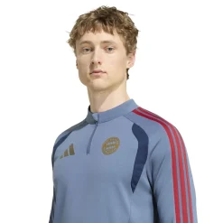 adidas Bayern München Trainingstrui 1/4-Zip 2026-2027 Donkerblauw Rood Goud