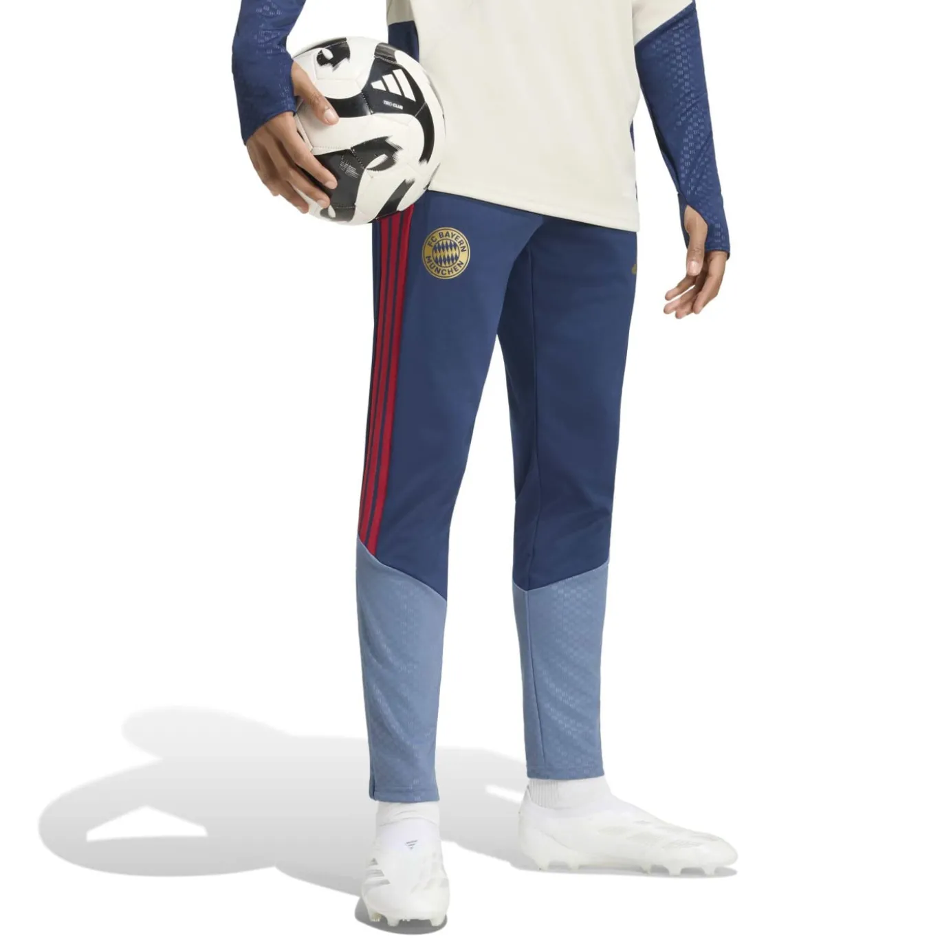 adidas Bayern München Trainingsbroek 2026-2027 Donkerblauw Rood Goud