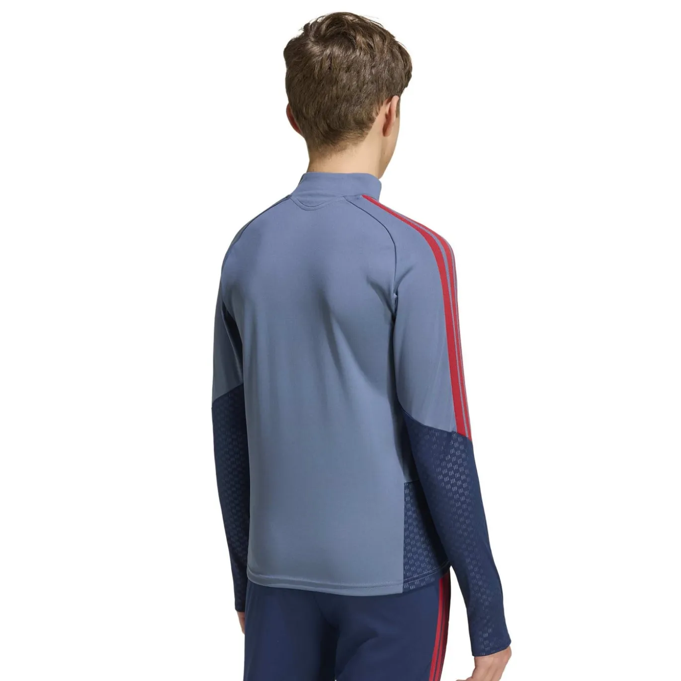 adidas Bayern München Trainingspak 1/4-Zip 2026-2027 Kids Donkerblauw Rood Goud