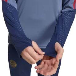 adidas Bayern München Trainingspak 1/4-Zip 2026-2027 Kids Donkerblauw Rood Goud