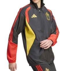 adidas België All Weather Jas 2026-2028 Zwart Geel Rood