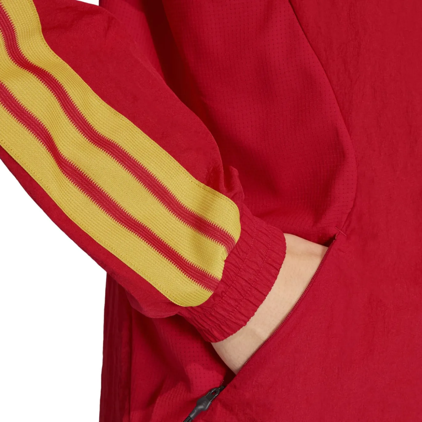 adidas België Anthem Trainingsjack 2026-2028 Rood Geel Zwart