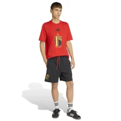 adidas België DNA Broekje 2026-2028 Zwart Rood