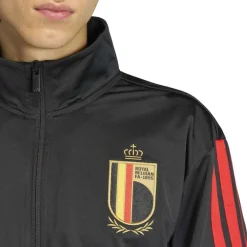 adidas België DNA Trainingsjack 2026-2028 Zwart Rood