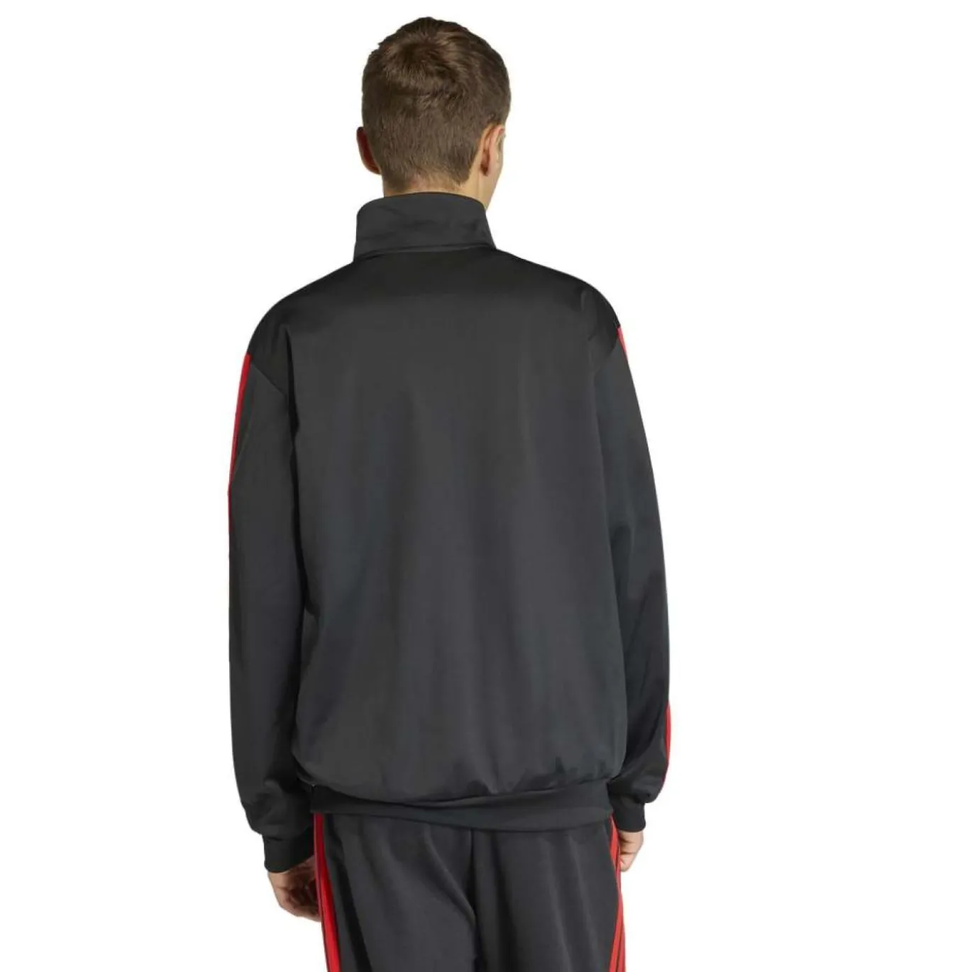 adidas België DNA Trainingspak Full-Zip 2026-2028 Zwart Rood