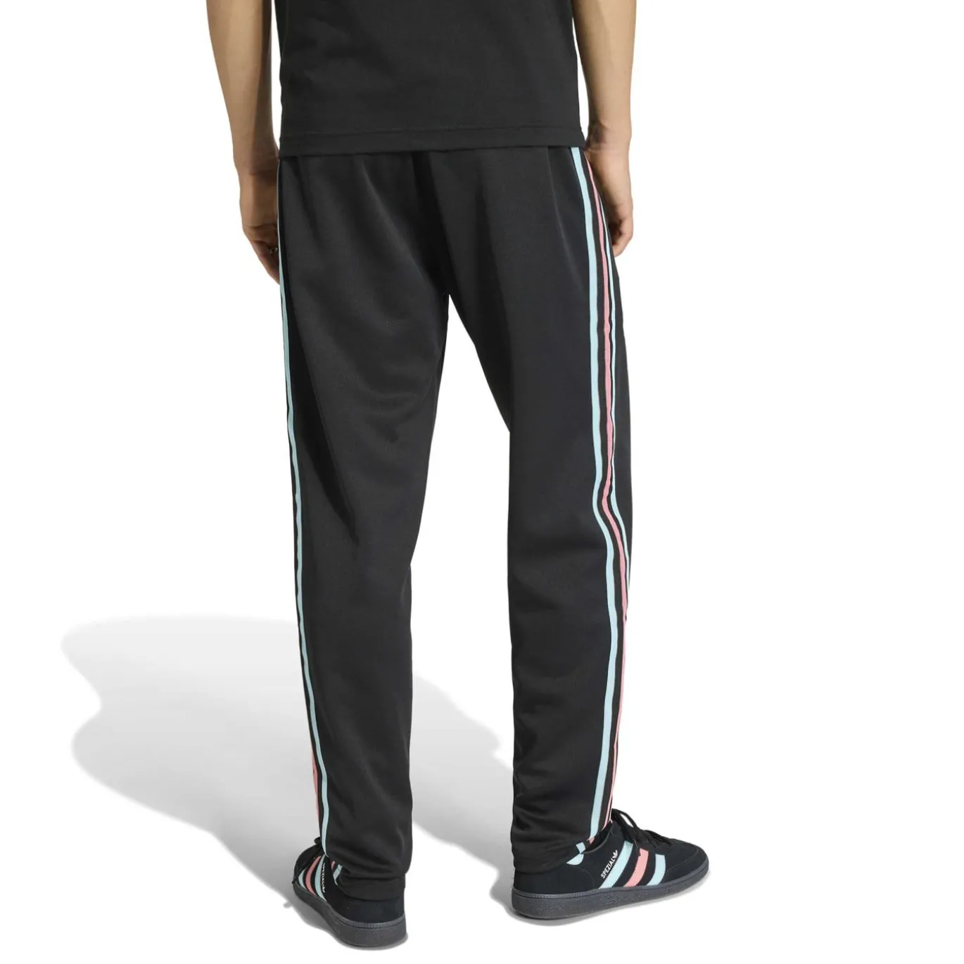 adidas België Originals Trainingspak Full-Zip Zwart Lichtblauw Roze
