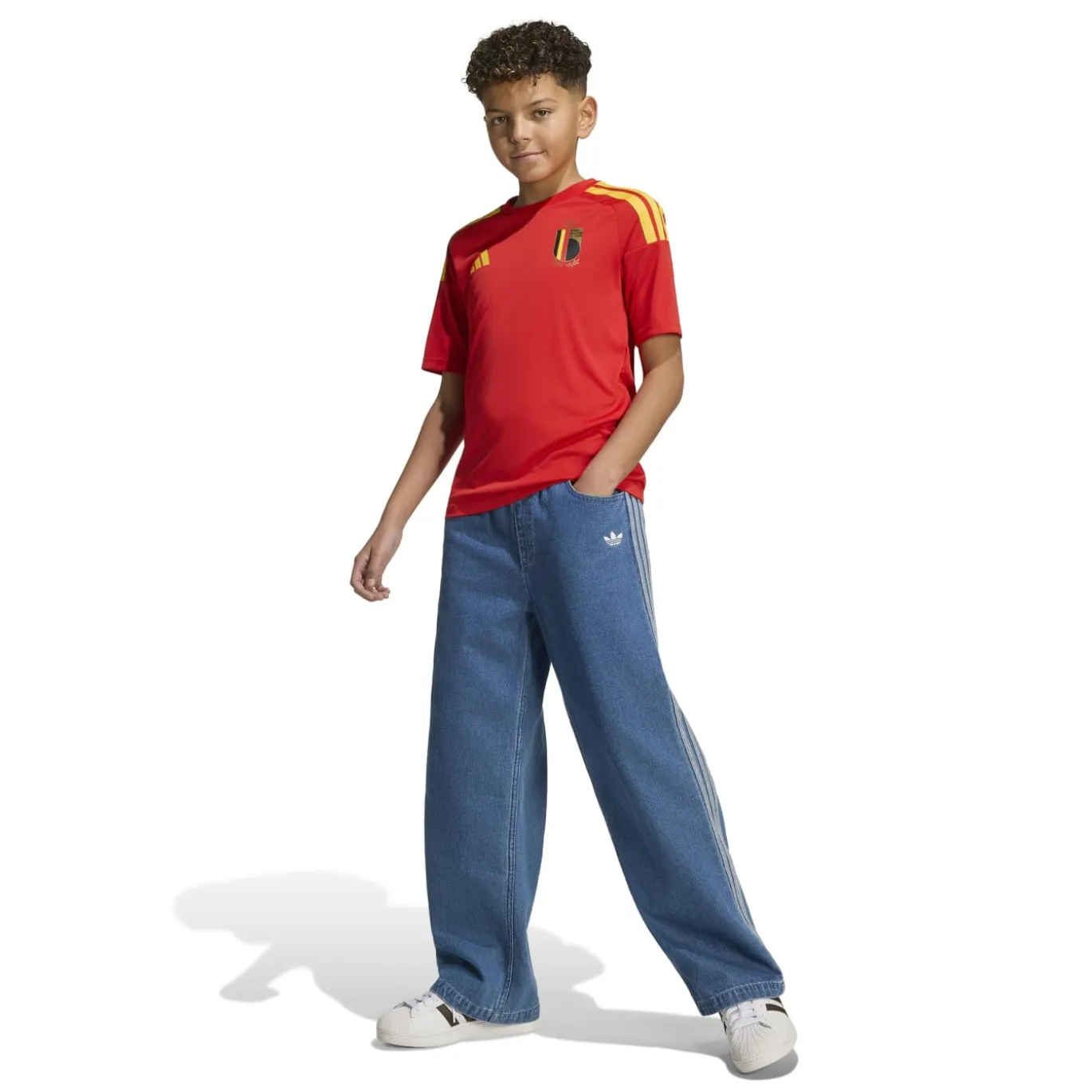 adidas België Thuisshirt Fans 2026-2028 Kids